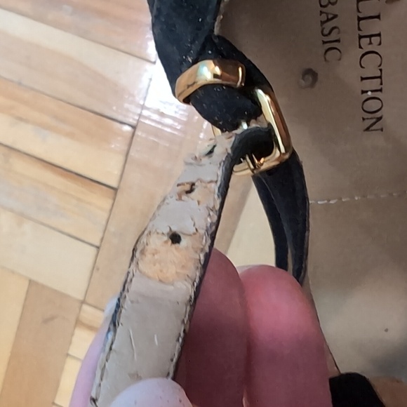 Zara suede platform 5" heel T strap sandals size 38 - Picture 5 of 13